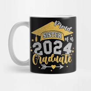 Sister Senior 2024 Proud Sister of a Class of 2024 Graduate Sister Mug